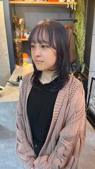 ミディアム 似合わせカット Rinka🌻のヘアスタイル