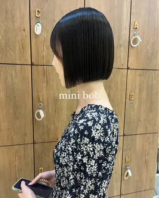 ショート 黒田瀬奈/ボブ まろやかベージュのヘアスタイル