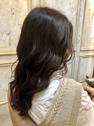 ロング カラー 鷺沼駅徒歩1分 キシタクのヘアスタイル