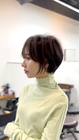ショート カラー 表参道【髪質改善】 宮嶋勇太のヘアスタイル