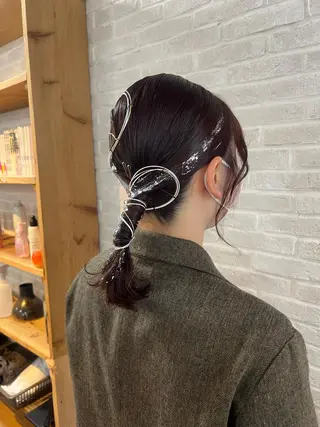 セミロング ヘアアレンジ Topstylist YUKIのヘアスタイル