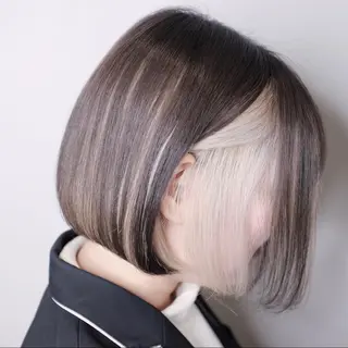 ミディアム 💎【髪質改善/縮毛 矯正/橋本健】💎のヘアスタイル