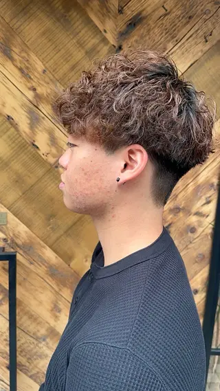 パーマ メンズ 【gemini店長】 メンズ特化中野稜平のヘアスタイル