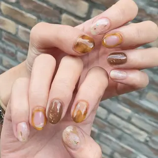 ネイル 新宿ニュアンスネイル makotoのネイルデザイン
