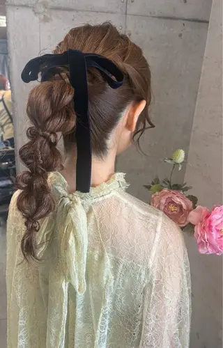 ロング ヘアアレンジ 美髪× ヘアセット✨Araiのヘアスタイル