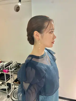 ロング カラー ヘアアレンジ 「sumi」 AMIのヘアスタイル