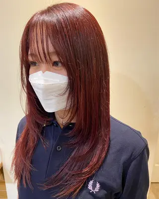 セミロング ♥yelm ユウナ♥のヘアスタイル