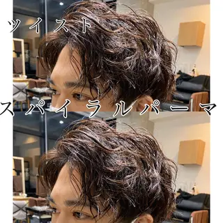 ミディアム パーマ メンズ Dxxxx III所属・似合う髪型が 分からない方へのヘアスタイル