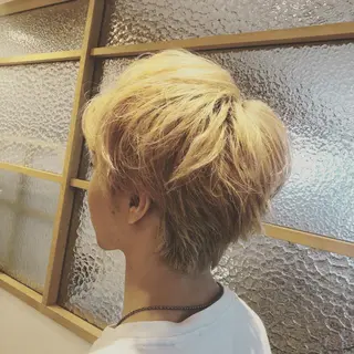 ショート カラー メンズ 艶髪／シールエクステ 🌻ノゾミ🌻のヘアスタイル