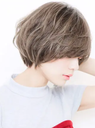 ショート カラー ‼️最新ハネエクステ 原宿のヘアスタイル
