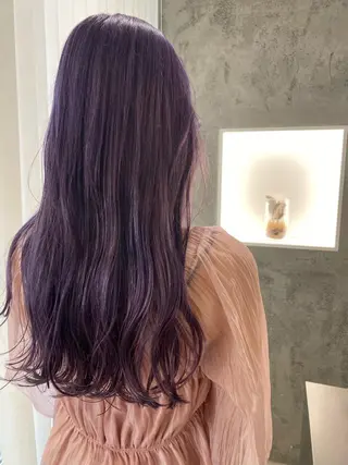 ロング 🍋暖色カラーヘアア レンジniina🍋のヘアスタイル