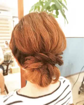 ショート ミディアム セミロング ロング ヘアアレンジ 早朝✨ヘアセット 着付け/清水玲歌のヘアスタイル