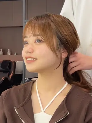 ミディアム VIEW EHIME 齋藤  あつきのヘアスタイル
