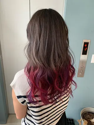 ロング カラー 船津武俊 フナツタケトシのヘアスタイル