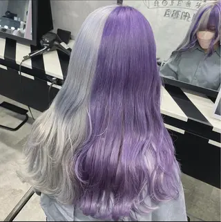 ロング ブリーチ&エクステ 🥀ケアカラー特化のヘアスタイル