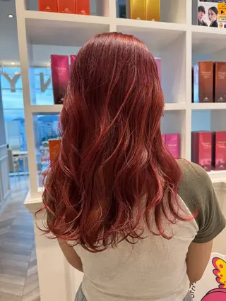 セミロング 透明感カラー/ブリー チ✨駒場　笙のヘアスタイル