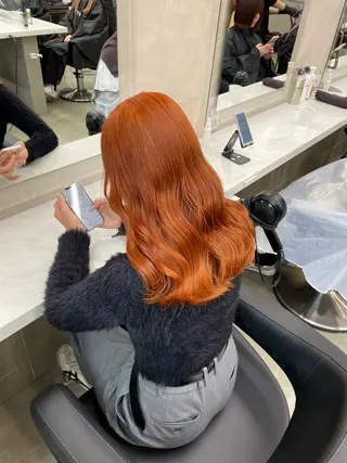 ロング カラー ヘアアレンジ 💗横浜美容室 💗HARUNAのヘアスタイル