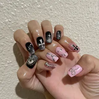 ネイル パラあり！フィルイン 美フォルムのネイルデザイン