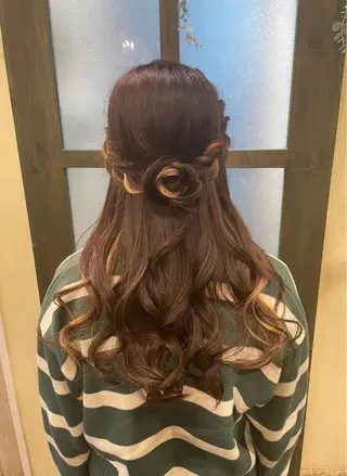 ロング 君山 希美のヘアスタイル