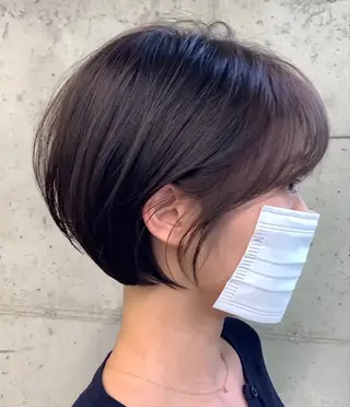 ショート カラー 表参道🌿赤み消し カラー/チナツのヘアスタイル