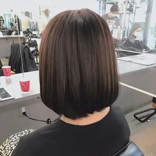 ミディアム カラー 伊藤 華紀ᵕ̈*のヘアスタイル