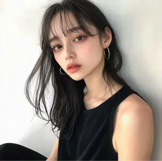 セミロング Lafithhair lov. 福山駅家店のヘアスタイル