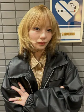 ミディアム 似合わせカット/ 個性派🩶LANAのヘアスタイル