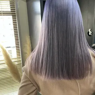 ミディアム カラー パーマ ヘアアレンジ メンズ キッズ ネイル マツエク・マツパ 切りっぱなしヘアボブ ミディアムヘアRYOのヘアスタイル