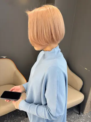 ショート カラー ✨韓国ヘア/やすよ/ 透明感/レイヤー✨のヘアスタイル