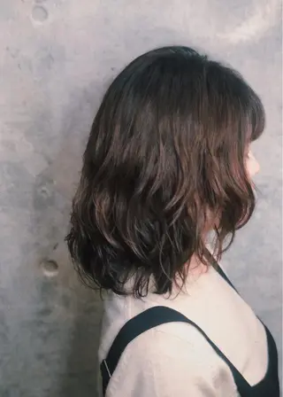 ミディアム カラー パーマ 【雰囲気ﾍｱ☺︎】 岩井隼人のヘアスタイル