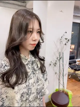 ロング 韓国ヘア🇰🇷 スズキのヘアスタイル