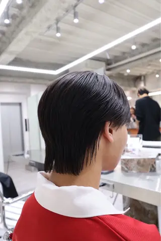 メンズ 渋谷／ブリーチ／ カラーモデル／はるとのヘアスタイル