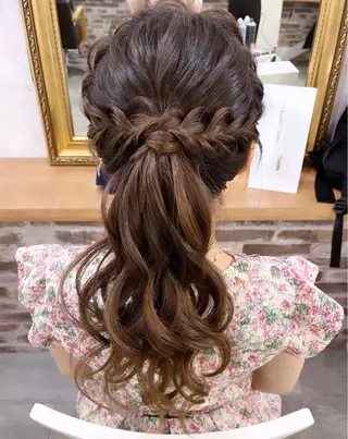 ヘアアレンジ 鈴木 芽香のマツエク・マツパデザイン