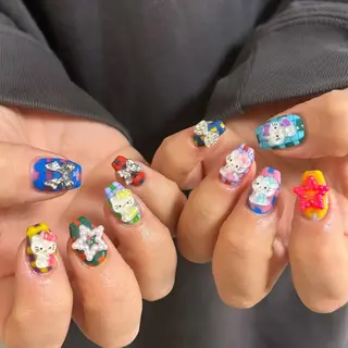 ネイル 直方市ネイルサロン minuitのネイルデザイン