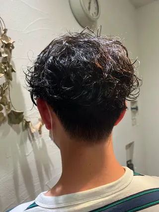 パーマ メンズ Ang　山口 莉沙のヘアスタイル