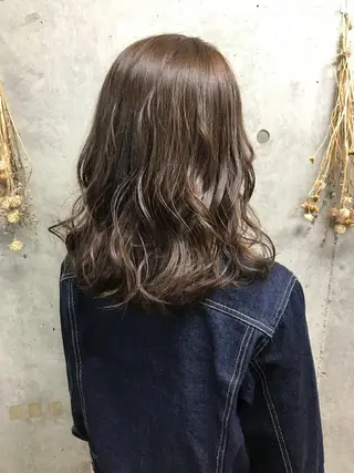 ミディアム カラー ヘアアレンジ Satsuki ✂︎♡のヘアスタイル