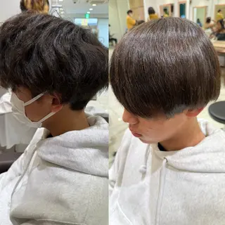 ショート パーマ メンズ メンズパーマ特化/ メッシュ/薫/店長のヘアスタイル