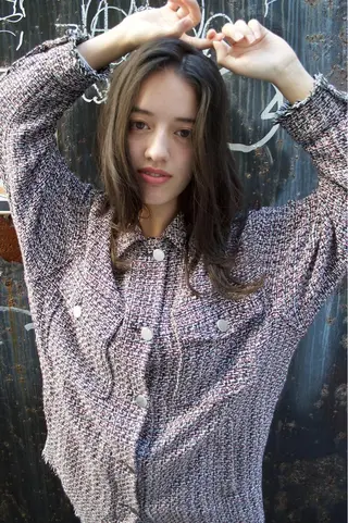 ロング カラー KEPKA ヤマグチ 天神 今泉のヘアスタイル