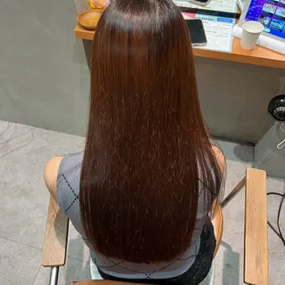 ロング 安岡 稜太のヘアスタイル