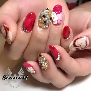 ネイル 小尾 栞のネイルデザイン