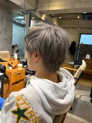 カラー メンズ 💖韓国風艶髪ヘア 💖EREN🦋のヘアスタイル