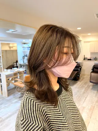 ミディアム 髪質改善サロン Canon bellのヘアスタイル