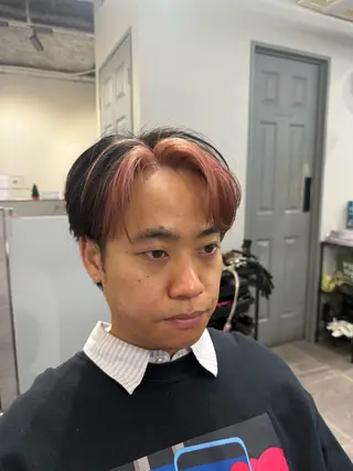 ショート カラー メンズ fan.ray⚽️ 髙橋翔一のヘアスタイル