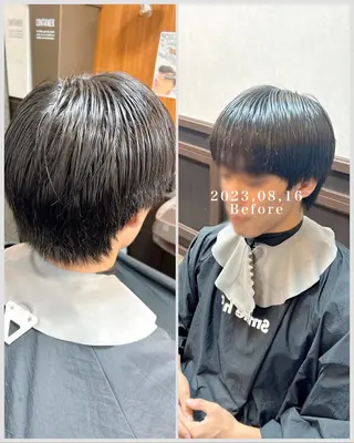 ショート メンズ 深野 茜のヘアスタイル