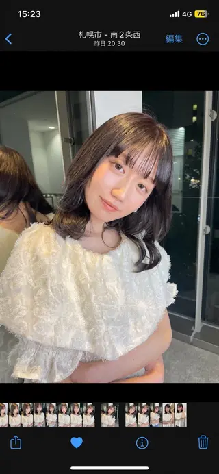 セミロング 【無料カットモデル】 水山まさはる🌸のヘアスタイル