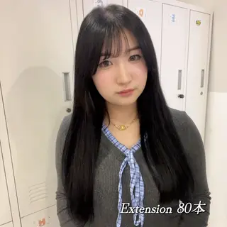 ロング カラー 🦋REISA🦋 エクステ×ハイトーンのヘアスタイル