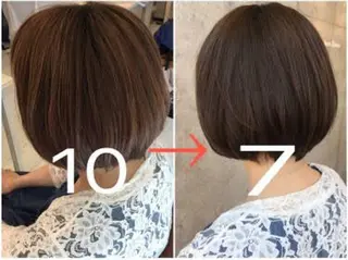 カラー 小久保 なるみのヘアスタイル