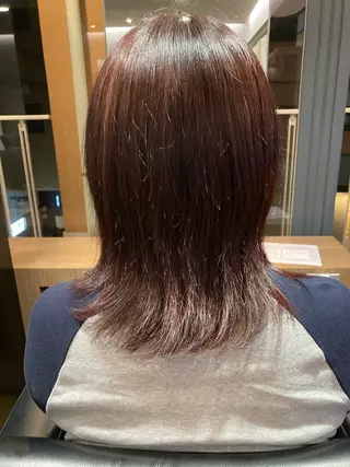 ミディアム カラー カラーモデル募集中☆ 本田実也のヘアスタイル