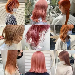 カラー 大山 茶子のヘアスタイル
