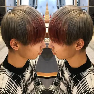 ショート カラー メンズ 重政 和樹のヘアスタイル